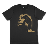 OASIS LIAM GALLAGHER DM30 トレーナー LGDM30 Gold Photo T-Shirt Black | Liam Gallagher Official Store